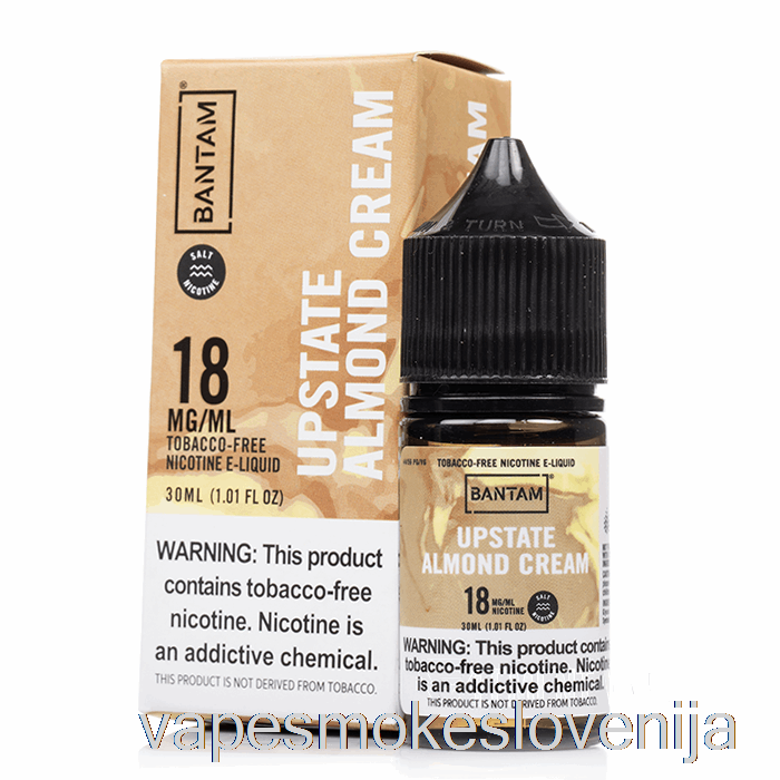 Vape Za Enkratno Uporabo Upstate Mandljeve Kremne Soli - Bantam Vape - 30ml 18mg